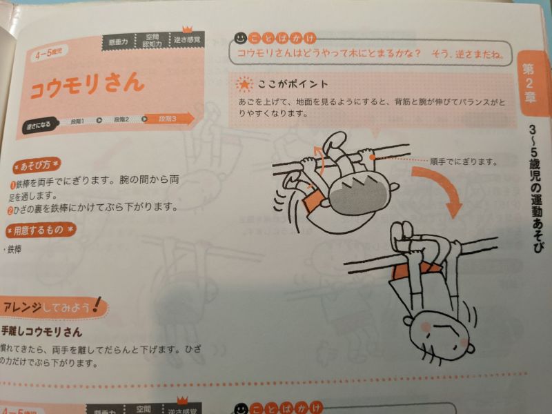 運動あそびの本・鉄棒